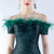 In Stock:Ship in 48 Hours Green Mermaid Sequins Short Sleeve Party Dress