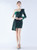 In Stock:Ship in 48 Hours Green One Shoulder Short Party Dress