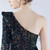 In Stock:Ship in 48 Hours Black One Shoulder Short Party Dress