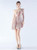 In Stock:Ship in 48 Hours Pink One Shoulder Short Party Dress