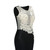 Black Mermaid Appliques Beading Prom Dress