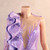 Purple Mermaid Sequins One Shoulder Prom Dress