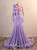 Purple Mermaid Sequins One Shoulder Prom Dress