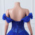 Royal Blue Tulle Off the Shoulder Beading Quinceanera Dress