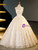 Yellow Tulle Halter Butterfly Quinceanera Dress
