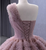 Pink Ball Gown Tulle One Shoulder Pleats Prom Dress