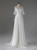 White Satin Lace Wedding Dress