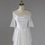 White Satin Lace Wedding Dress