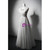 Pretty White Strapless Pleats Wedding Dress