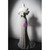 White Mermaid Lace Spaghetti Straps Bow Wedding Dress