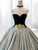 Vintage Ball Gown Strapless Porm Dress
