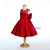 Hot Sale Red Flower Girl Dresses Stain High Quality