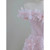Pink Tulle Sequins Off the Shoulder Flower Prom Dress