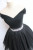 Black Tulle Off the Shoulder Pleats Beading Homeocming Dress