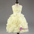 Queenly flower girl dresses for weddings sleeveless zipper back Girls rose ball gown dress short