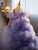 Purple Tulle Sweetheart Pleats Princess Quinceanera Dress