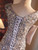 Silver Mermaid Sequins V-neck Prom Dress