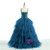 Fashion Ruffles Photography Appliques Flower Girl Dress Real Picture