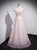 Pink Tulle Sequins Off the Shoulder Pearls Prom Dress