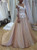 2017 New Arrive Champagne Wedding Dress