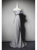 Gray Mermaid Strapless Prom Dress