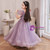 In Stock:Ship in 48 Hours Purple Tulle Flower Girl Dress