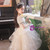 In Stock:Ship in 48 Hours Ball Gown Sequins Puff Sleeve Flower Girl Dress