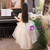 In Stock:Ship in 48 Hours Ball Gown Sequins Puff Sleeve Flower Girl Dress