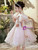 In Stock:Ship in 48 Hours Pink Sequins Flower Girl Dress