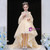 In Stock:Ship in 48 Hours Champagne Tulle Flower Girl Dress