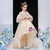 In Stock:Ship in 48 Hours Champagne Tulle Flower Girl Dress