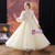 In Stock:Ship in 48 Hours Champagne Long Sleeve Sequins Flower Girl Dress