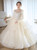 In Stock:Ship in 48 Hours Champagne Ball Gown Sequins Flower Girl Dress