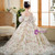 In Stock:Ship in 48 Hours Champagne Tulle Print Flower Girl Dress