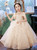 In Stock:Ship in 48 hours Tulle Sequins Pearls Flower Girl Dress