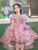 In Stock:Ship in 48 hours Pink Sequins Hi Lo Flower Girl Dress