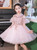 In Stock:Ship in 48 hours Pink Tulle Sequins Short Flower Girl Dress