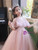 In Stock:Ship in 48 Hours A-Line Pink Tulle Sequins Flower Girl Dress