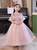 In Stock:Ship in 48 Hours A-Line Pink Tulle Sequins Flower Girl Dress