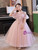 In Stock:Ship in 48 Hours A-Line Pink Tulle Sequins Flower Girl Dress