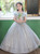 In Stock:Ship in 48 Hours Light Green Sequins Flower Girl Dress