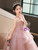 In Stock:Ship in 48 Hours Pink Tulle Sequins Beading Flower Girl Dress