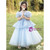 In Stock:Ship in 48 hours Tulle Sequins Puff Sleeve Flower Girl Dress