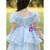 In Stock:Ship in 48 hours Tulle Sequins Puff Sleeve Flower Girl Dress