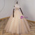 Sexy Champagne Tulle Sequins Straps Quinceanera Dress