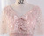 Pink Tulle Sequins V-neck Quinceanera Dress