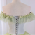 Vintage Green Tulle Sequins Off the Shoulder Quinceanera Dress
