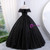 Black Tulle Sequins Beading Off the Shoulder Quinceanera Dress