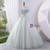 Blue Tulle Sequins Quinceanera Dress