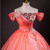Pink Ball Gown Sequins Tulle Quinceanera Dress
